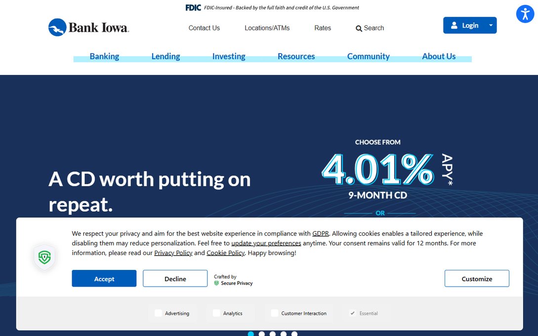 Bank Iowa – bankiowa.bank