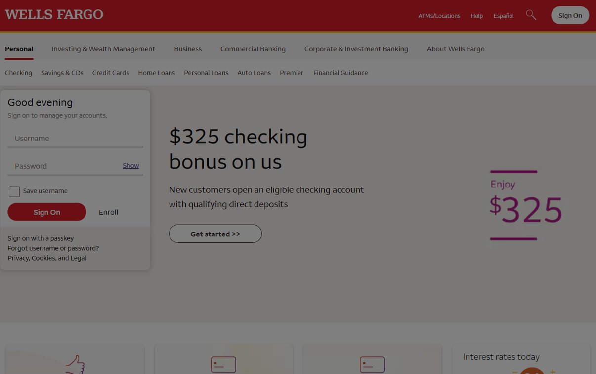 Wells Fargo – wellsfargo.com