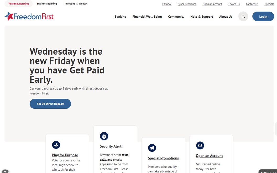 Freedom First Credit Union – freedomfirst.com